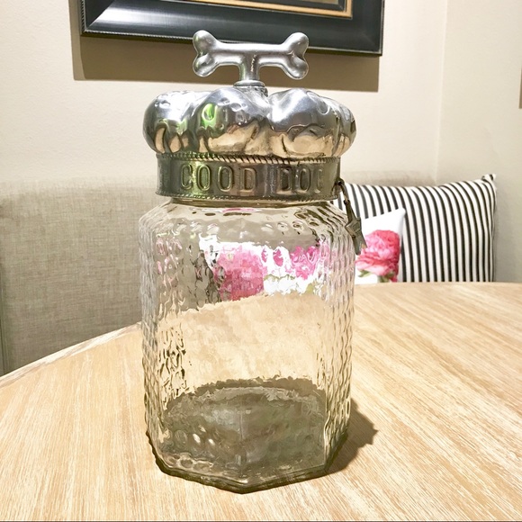 arthur court dog treat jar